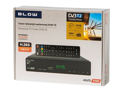DVB-T2 decoder BLOW 4625FHD H.265
