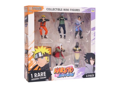 NARUTO SHIPPUDEN FIGURES - 6 PACK
