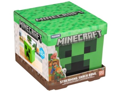 PP MINECRAFT CREEPER STREAMING SNACK BOWL