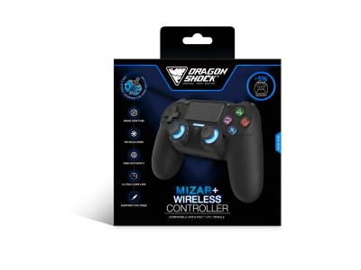 Dragonshock Mizar+ Black Bluetooth Gamepad Analogue