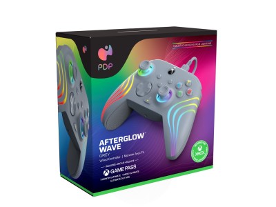 PDP Afterglow Wave Grey USB Gamepad