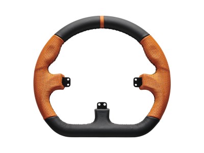 Asetek Closed D Orange Leather Rim