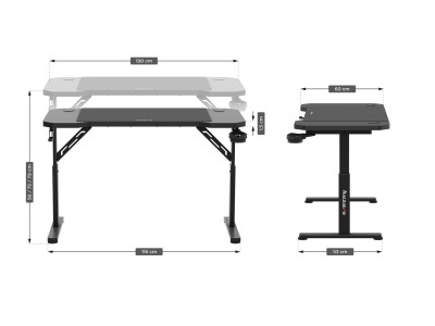 Huzaro Hero 2.6 gaming desk