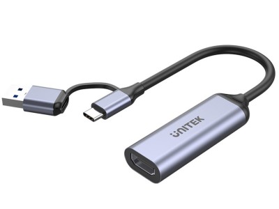 Video grabber Unitek USB-C/A, 4K HDMI