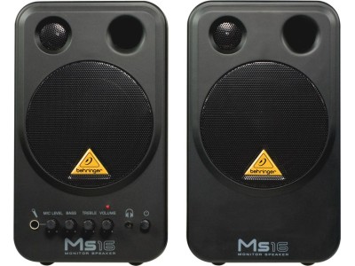 Behringer MS16 loudspeaker 2-way Black Wired