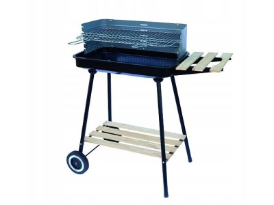 MASTER RECTANGULAR GRILL WITH SIDE SHELF