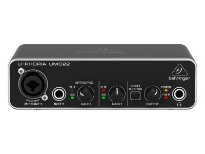 Behringer UMC22 supplementary music equipment Concert/Studio