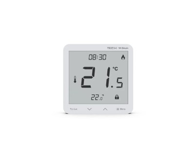 Wired Room Controller Sinum White R-S3