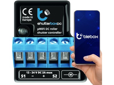 BLEBOX shutterBoxDC v2 WiFi I/O module
