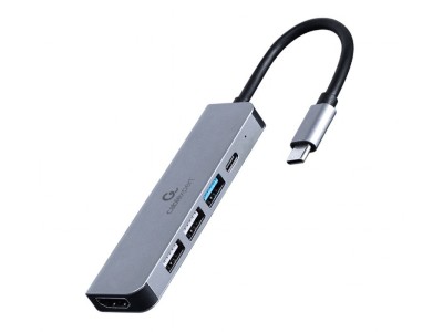 Gembird A-CM-COMBO5-03 USB Type-C 5-in-1 multi-port