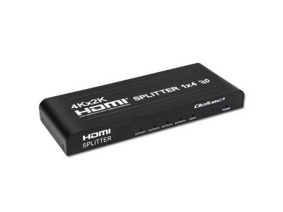 Qoltec 51798 Active HDMI Splitter 4