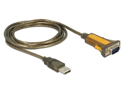 DeLOCK 65840 serial cable Black, Yellow