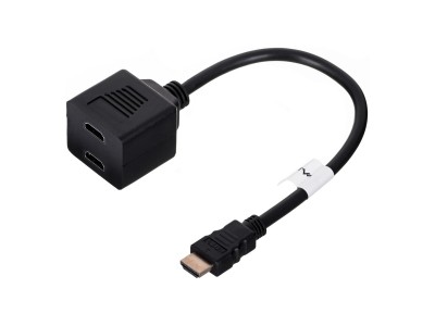 Lanberg AD-0019-BK video splitter HDMI 2x