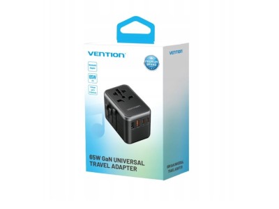 Vention 65W GaN Travel Adapter and