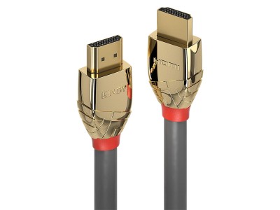Lindy 10m Standard HDMI Cable, Gold