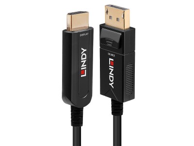 Lindy 20m Fibre Optic Hybrid DisplayPort