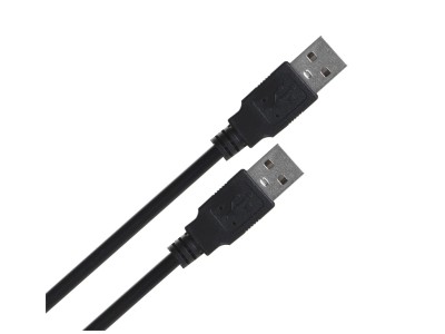 Lanberg CA-USBA-20CU-0010-BK USB cable 1m 2