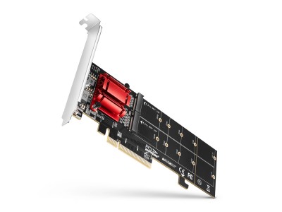 Axagon PCEM2-ND PCIe x8 - dual