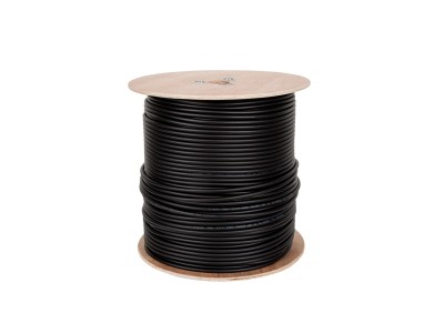 Coaxial Cable F690 BV+GEL BLACK 305m