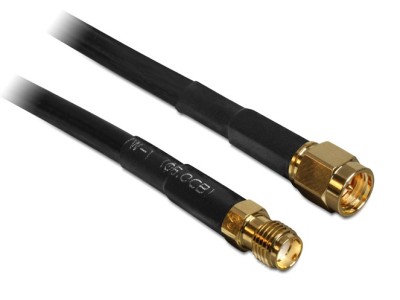 DeLOCK 10m SMA m/f coaxial cable