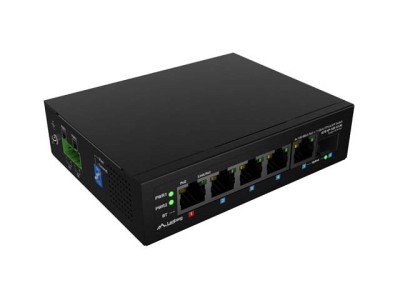 Lanberg ILFE-4P-1GE-1S-90 network switch Unmanaged Fast