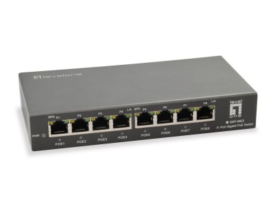 LevelOne 8-Port Gigabit PoE Switch, 802