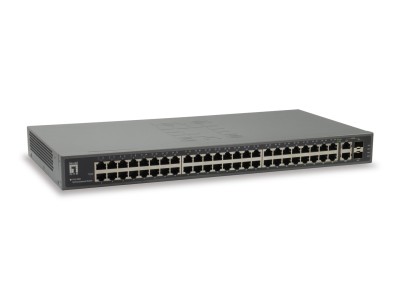 LevelOne 50-Port Fast Ethernet Switch, 2