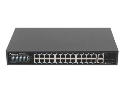 Lanberg Switch 24X 100MB DSP+/2X Combo
