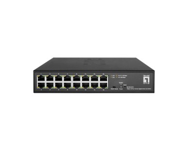 LevelOne Hilbert 10" 16-Port Gigabit Smart