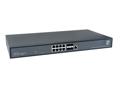 LevelOne 12-Port L3 Managed 10-Gigabit Switch