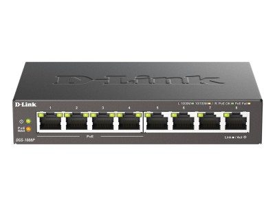 D-Link 8-Port Gigabit PoE Unmanaged Desktop