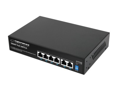 Esperanza ENS105 6-port Poe Switch 10/100