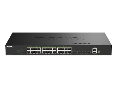 D-Link 28-Port Gigabit Stackable PoE+ Smart
