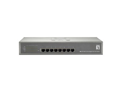 LevelOne 8-Port Gigabit PoE Switch, 802
