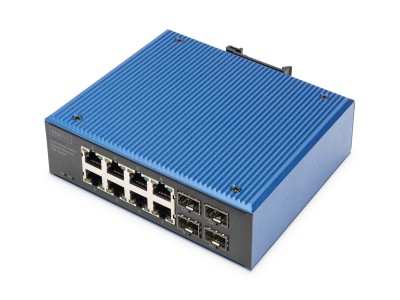 Digitus Industrial 8+4 port Gigabit Ethernet