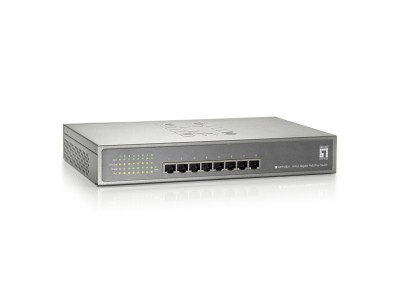 LevelOne 8-Port Gigabit PoE Switch, 802