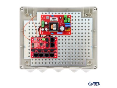 Zestaw do 5 kamer IP switch