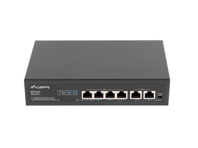 Lanberg Switch PoE+ Rack 10"/19&quot