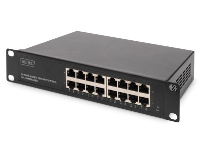 Digitus 10" Gigabit Ethernet Switch, 16-Port