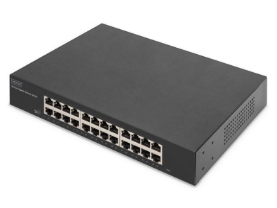 Digitus 24-port Gigabit switch, 19-inch, unmanaged