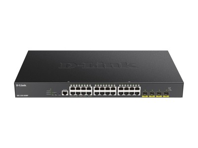D-Link 24-port Gigabit PoE Smart Managed