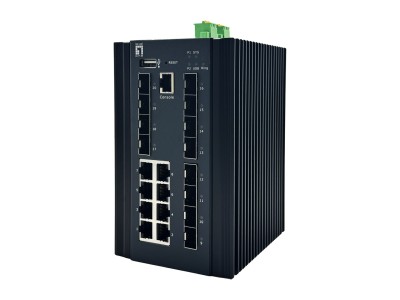 LevelOne 20-Port L2 Plus Managed Industrial