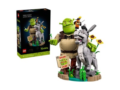 LEGO ICONS 72423 Shrek, Donkey and