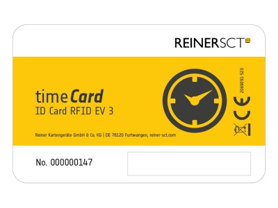 Reiner SCT timeCard Premium card MIFARE