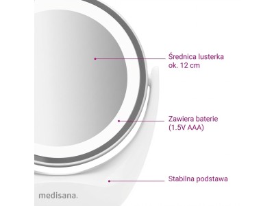 Medisana 2-in-1 cosmetic mirror CM 835