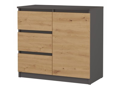 Topeshop 1D3S ANT/ART KPL chest of