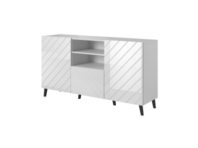 ABETO chest of drawers 150x42x82 white