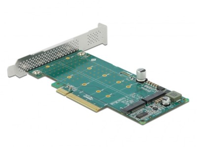 Delock PCIe x8 to 2 x