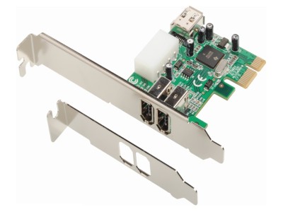 Dawicontrol DC-1394 PCIe FireWire Controller interface