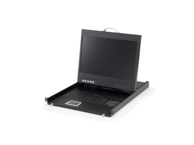 LevelOne 19" Widescreen LCD KVM Rack
